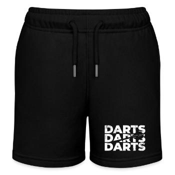 dart - Kids Organic Sweat Shorts by Stanley/Stella - black - Front
