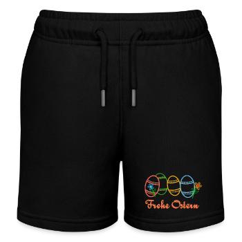Ostern - Kinder Organic Joggingshorts Mini Bolter von Stanley/Stella - Schwarz - Vorne