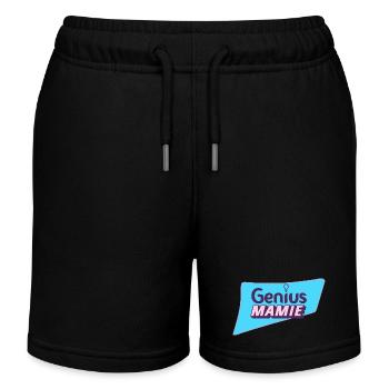 Genius Granny - Kids Organic Sweat Shorts by Stanley/Stella - black - Front