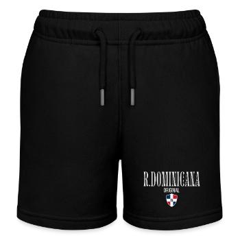 Original von Dominikanische Republik, Dominikanischer Stolz - Kinder Organic Joggingshorts Mini Bolter von Stanley/Stella - Schwarz - Vorne