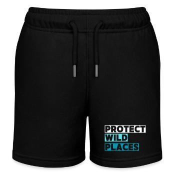Wilderness & Adventure Protection - Kids Organic Sweat Shorts by Stanley/Stella - black - Front