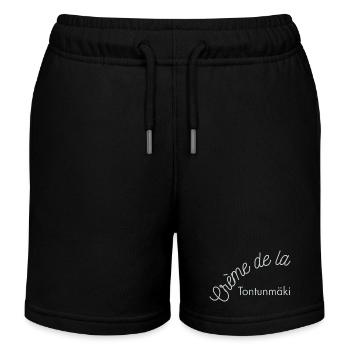 Crème de la Tontunmäki - Kinder Organic Joggingshorts Mini Bolter von Stanley/Stella - Schwarz - Vorne