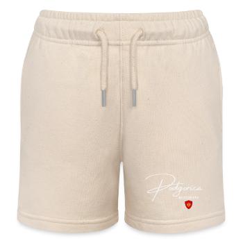 Elegantes Design von Podgorica, amo Podgorica - Kinder Organic Joggingshorts Mini Bolter von Stanley/Stella - Natur - Vorne