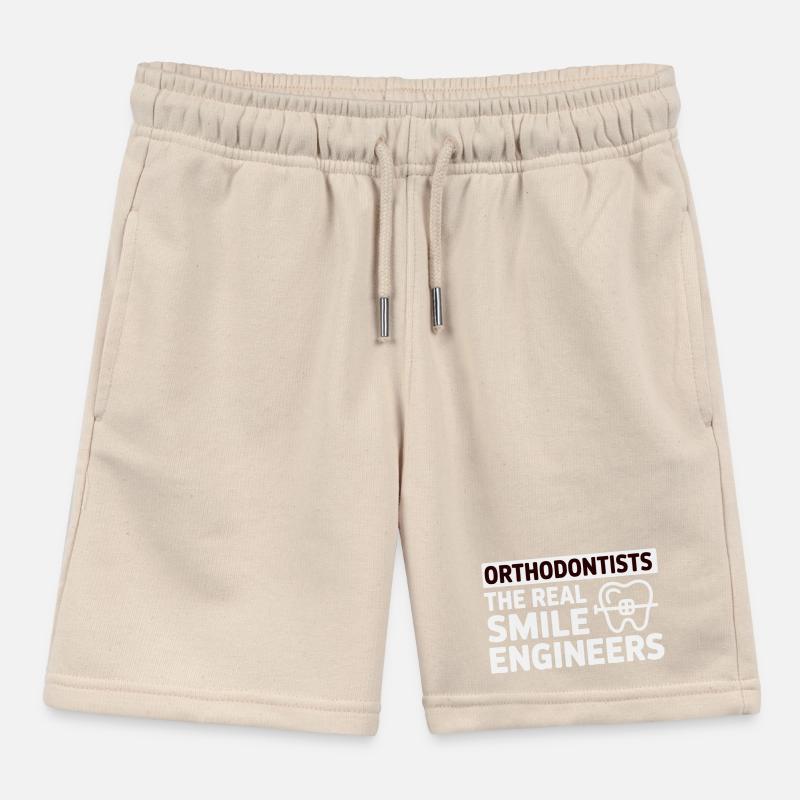 Dental Expert Structural Alignment Engineer Gear  Kids Organic Sweat Shorts by Stanley/Stella