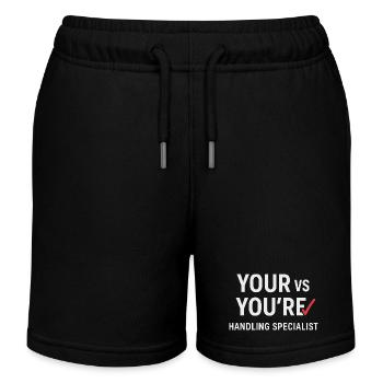 Grammatik Oxford Comma Language Rules - Kinder Organic Joggingshorts Mini Bolter von Stanley/Stella - Schwarz - Vorne