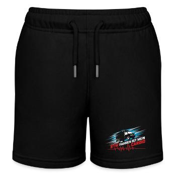 RTW Ambulance Ambulance Rescue Service Paramedic - Kids Organic Sweat Shorts by Stanley/Stella - black - Front