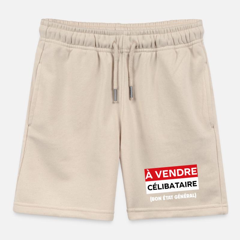 célibataire Short de jogging enfant bio Stanley/Stella