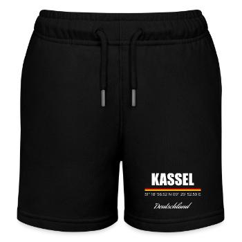 Kassel - Kinder Organic Joggingshorts Mini Bolter von Stanley/Stella - Schwarz - Vorne