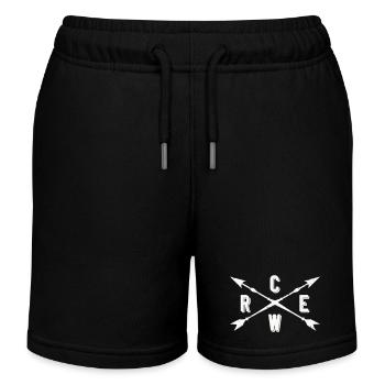 Crew Kreuzpfeile - Kinder Organic Joggingshorts Mini Bolter von Stanley/Stella - Schwarz - Vorne