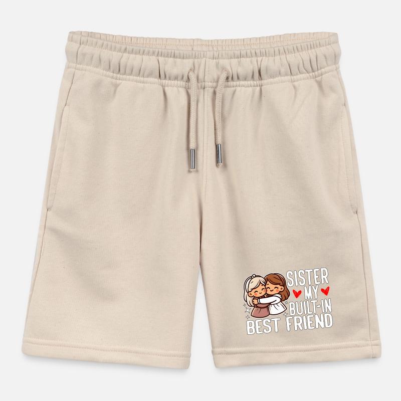 SCHWESTER: MEINE EINGEBAUTE BESTE FREUNDIN Kinder Organic Joggingshorts Mini Bolter von Stanley/Stella