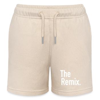 The Remix - Eltern und Kind T-Shirt. - Kinder Organic Joggingshorts Mini Bolter von Stanley/Stella - Natur - Vorne