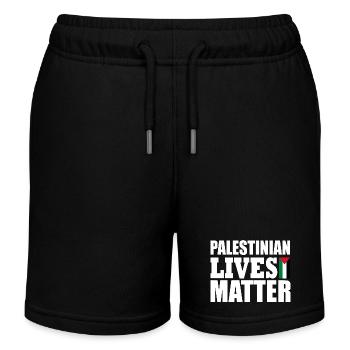 palestinian lives matter - Short de jogging enfant bio Stanley/Stella - noir - Devant