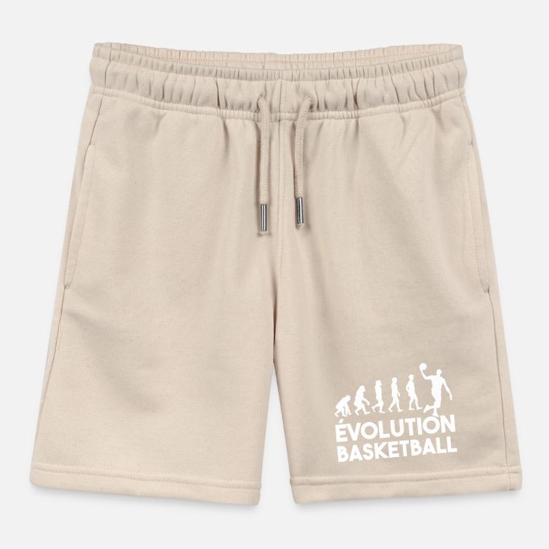Basketball evolution Kids Organic Sweat Shorts by Stanley/Stella