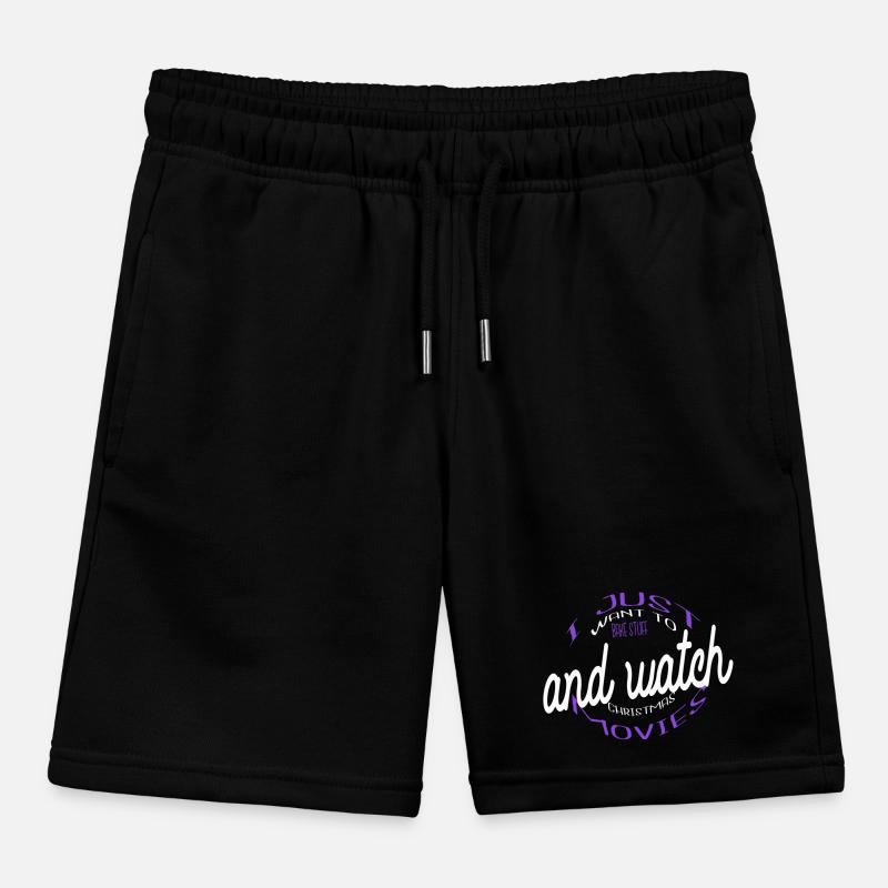 funny sayings pastry beard gift idea quotes Kids Organic Sweat Shorts by Stanley/Stella