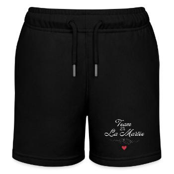 Bride Team - Bride Team - Kids Organic Sweat Shorts by Stanley/Stella - black - Front