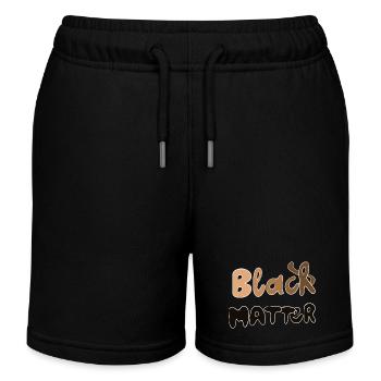 Black lives Matter - Short de jogging enfant bio Stanley/Stella - noir - Devant