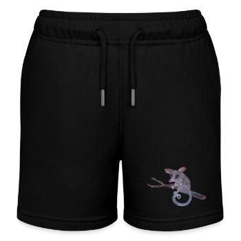 Le jacquier timide - Short de jogging enfant bio Stanley/Stella - noir - Devant