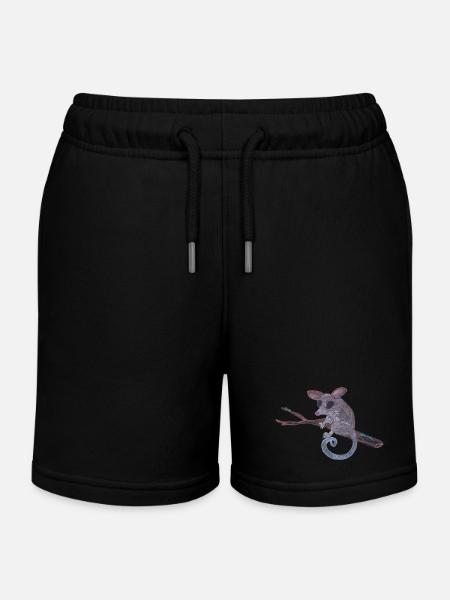 Le jacquier timide - Short de jogging enfant bio Stanley/Stella - noir