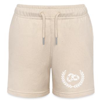Alliances blanches - Short de jogging enfant bio Stanley/Stella - écru doux - Devant