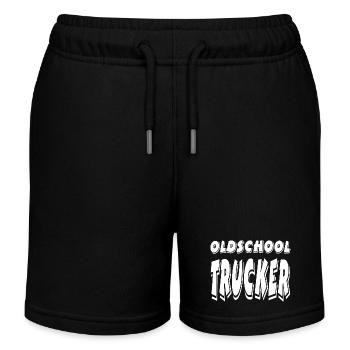 Trucker - Kinder Organic Joggingshorts Mini Bolter von Stanley/Stella - Schwarz - Vorne