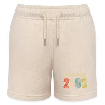 Vintage 2008 Retro - Best-seller - Short de jogging enfant bio Stanley/Stella - écru doux - Devant