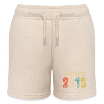 Vintage 2018 Retro - Best-seller - Short de jogging enfant bio Stanley/Stella - écru doux - Devant