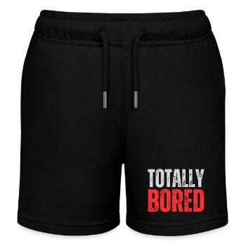 Totalement ennuyé - Short de jogging enfant bio Stanley/Stella - noir - Devant