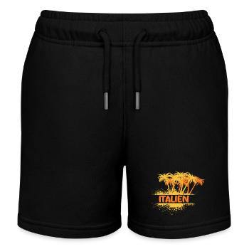Party Italien - Kinder Organic Joggingshorts Mini Bolter von Stanley/Stella - Schwarz - Vorne
