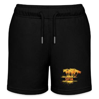 Sitia als Party - Kinder Organic Joggingshorts Mini Bolter von Stanley/Stella - Schwarz - Vorne