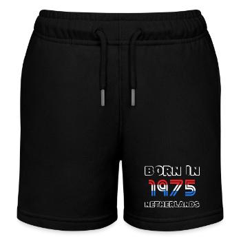 Pays-Bas 1975 - Short de jogging enfant bio Stanley/Stella - noir - Devant