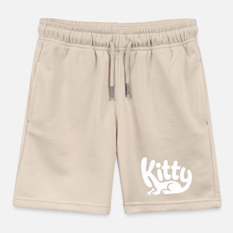 Kitty - Conception de chat de compagnie mignon Short de jogging enfant bio Stanley/Stella