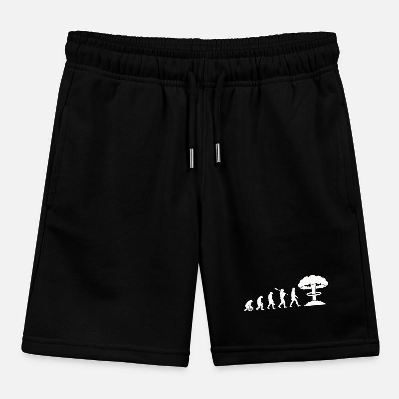 Evolution Nuclear Bomb Kids Organic Sweat Shorts by Stanley/Stella