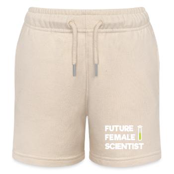Futures femmes scientifiques - Short de jogging enfant bio Stanley/Stella - écru doux - Devant