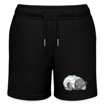 Maulwurf Braut Schleier Hochzeit - Kinder Organic Joggingshorts Mini Bolter von Stanley/Stella - Schwarz - Vorne