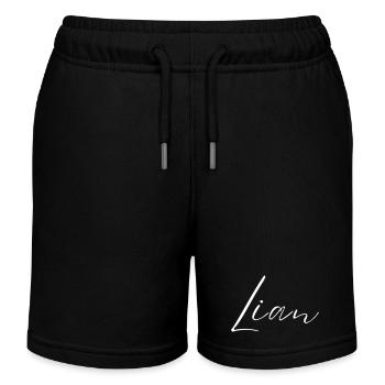 Lian Name T-Shirt Geschenk Für Männer - Kinder Organic Joggingshorts Mini Bolter von Stanley/Stella - Schwarz - Vorne
