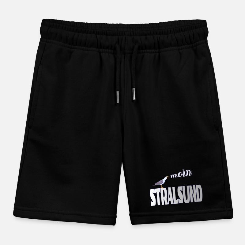 Stralsund Möwe & Moin Ostsee Kinder Organic Joggingshorts Mini Bolter von Stanley/Stella