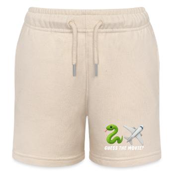 Guess the Movie Funny Humorous - Kids Organic Sweat Shorts by Stanley/Stella - soft Ecru - Front