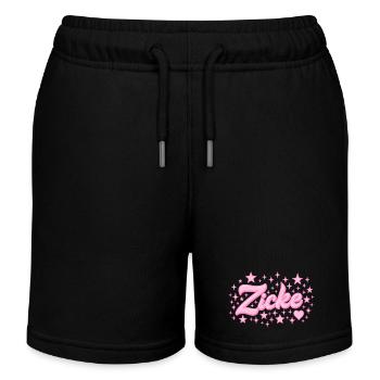 spitzname Spruch / typisch y2k design - Kinder Organic Joggingshorts Mini Bolter von Stanley/Stella - Schwarz - Vorne