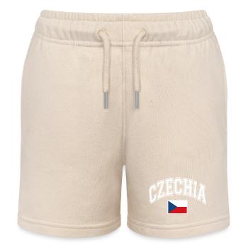Tschechien Flagge - Kinder Organic Joggingshorts Mini Bolter von Stanley/Stella - Natur - Vorne