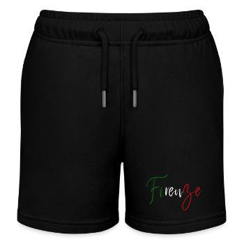 J’adore Florence, design minimaliste élégant - Short de jogging enfant bio Stanley/Stella - noir - Devant