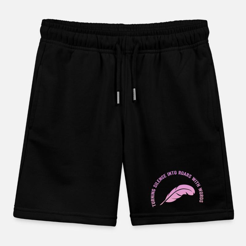 Wortfeder: Stille wird Weg Kinder Organic Joggingshorts Mini Bolter von Stanley/Stella