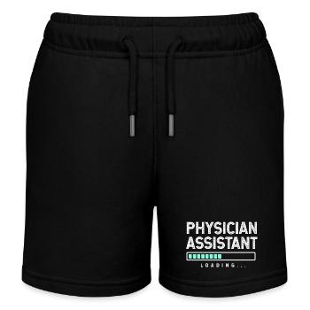 Physician Assistant Nursing MFA PA - Kids Organic Sweat Shorts by Stanley/Stella - black - Front