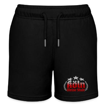 Köln meine Stadt - Kinder Organic Joggingshorts Mini Bolter von Stanley/Stella - Schwarz - Vorne