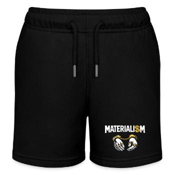 Materialismus: Gefesselte Hände Systemkritik - Kinder Organic Joggingshorts Mini Bolter von Stanley/Stella - Schwarz - Vorne