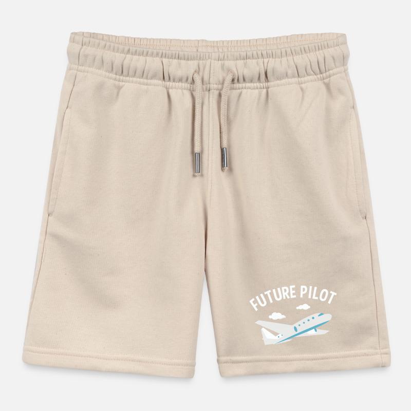 Future Pilot Tee Kids Organic Sweat Shorts by Stanley/Stella