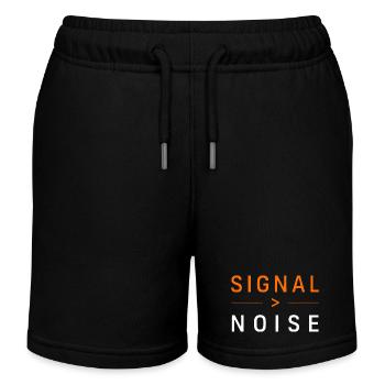 Bitcoin digitales Geld Wertspeicher Finanzielle  - Kinder Organic Joggingshorts Mini Bolter von Stanley/Stella - Schwarz - Vorne