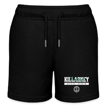 Killarney Irland Koordinaten Reise Souvenir - Kinder Organic Joggingshorts Mini Bolter von Stanley/Stella - Schwarz - Vorne