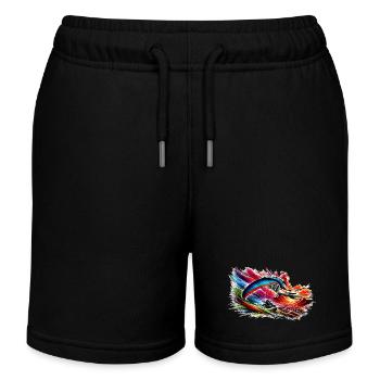 Paragleiter - Kinder Organic Joggingshorts Mini Bolter von Stanley/Stella - Schwarz - Vorne