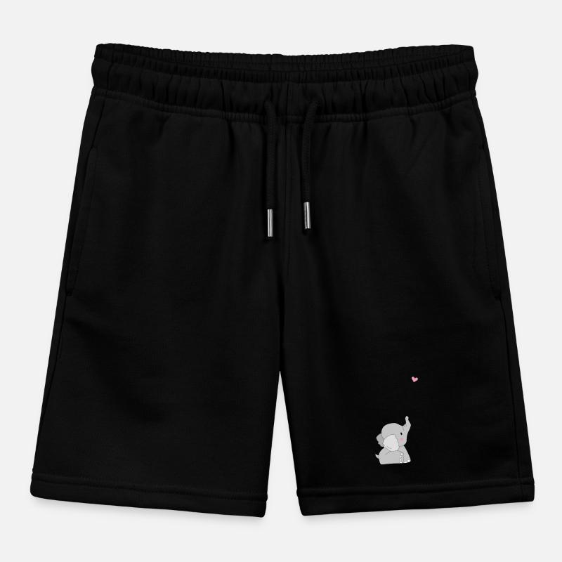 Eddi Elefant - present - present idea Kids Organic Sweat Shorts by Stanley/Stella