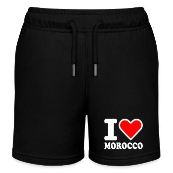 I love morocco - Kinder Organic Joggingshorts Mini Bolter von Stanley/Stella - Schwarz - Vorne